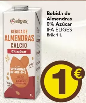 Ifa Eliges - Bebida De Almendras 0% Azucar