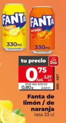 Fanta - De Limon/De Naranja 