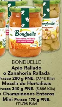 Bonduelle - Apio Rallado O Zanahoria Rallada