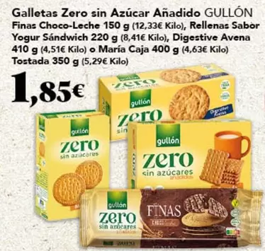 Gullón - Galletas Zero Sin Azucar Anadido