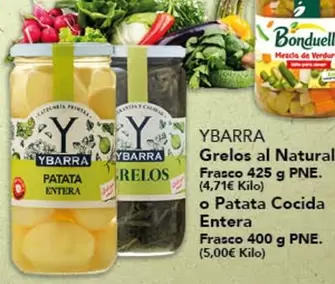Ybarra - Grelos Al Natural Frasco