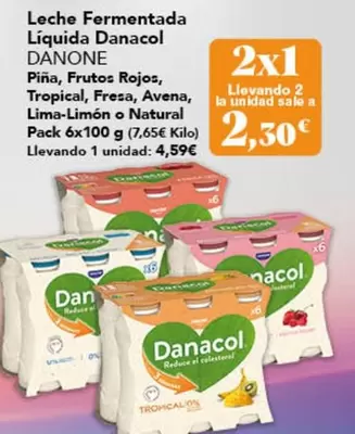 Danone - Leche Fermentada Liquida Danacol
