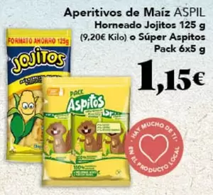 aspil - Aperitivos De Maiz Horneado Jojitos