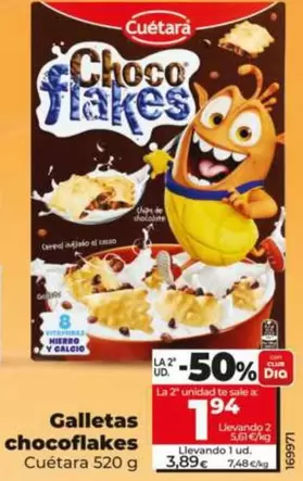 Cuétara - Galletas Chocoflakes