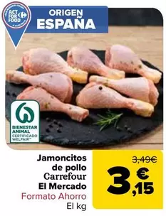 Carrefour El Mercado - Jamoncitos De Pollo