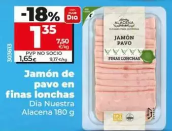 Dia Nuestra Alacena - Jamon De Pavo En Finas Lonchas