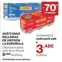 La Española - Aceitunas Rellenas De Anchoa