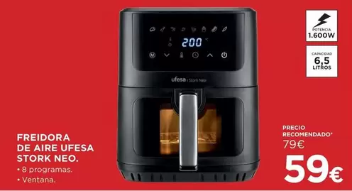 Aire - Freidora De  Ufesa Stork Neo