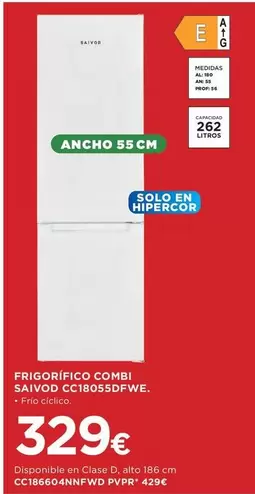 Saivod - Frigorífico Combi Cc1885d5fwe