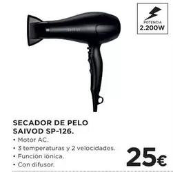 Saivod - Secador De Pelo Sp-126