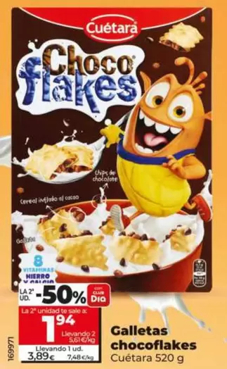 Cuétara - Galletas Chocoflakes
