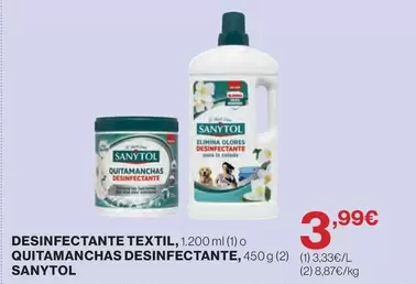 Sanytol - Desinfectante Textil