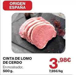origen - Cinta De Lomo De Cerdo