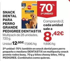 Pedigree - Snack Dental Para Perro Grande  Dentastix