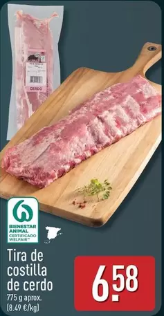 Aldi - Tira De Costilla De Cerdo