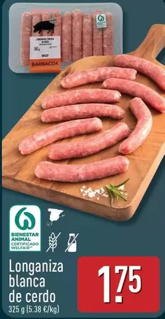 Aldi - Longaniza Blanca De Cerdo