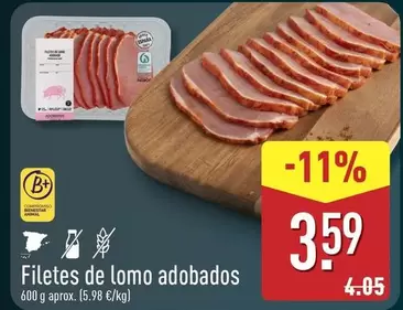Aldi - Filetes De Lomo Adobados