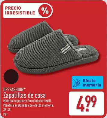 Up 2 Fashion - Zapatillas De Casa