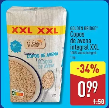 Golden Bridge - Copos De Avena Integral Xxl