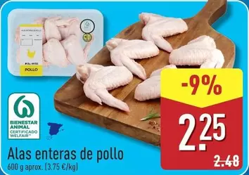 Aldi - Alas Enteras De Pollo