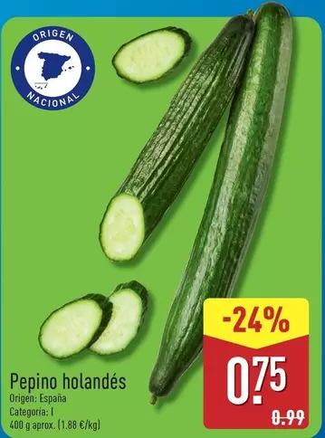 Pepino Holandés