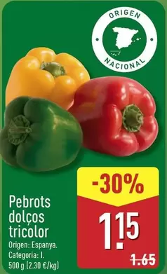 Pebrots Dolcos Tricolor