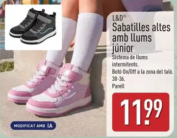 L&D - Sabatlles Altes Amb Llums Junior