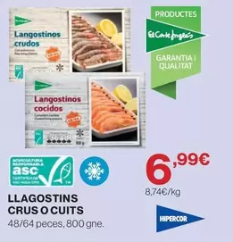 Hipercor - Langostinos Crus O Cuits