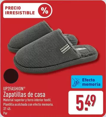 Up 2 Fashion - Zapatillas De Casa