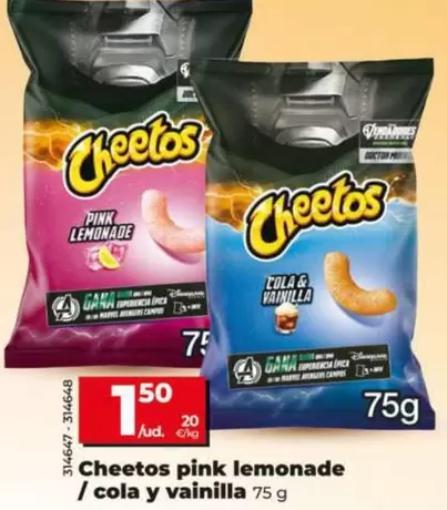 Cheetos - Pink Lemonade / Cola Y Vainilla