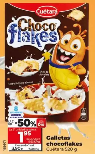 Cuétara - Galletas Chocoflakes