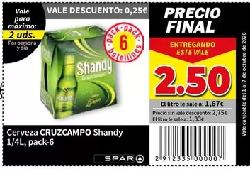 Cruzcampo - Cerveza Shandy
