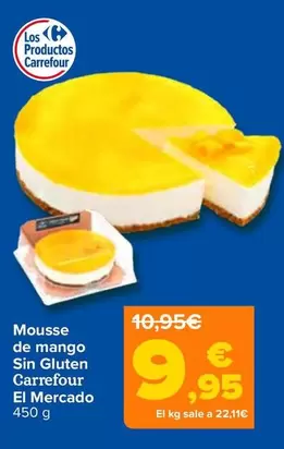 Carrefour El Mercado - Mousse De Mango Sin Gluten