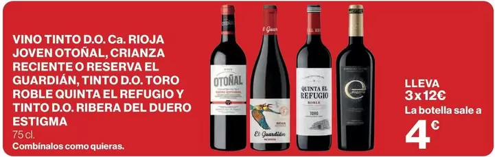 Reciente - Vino Tinto D.o.ca. Rioja Joven Otoñal