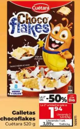 Cuétara - Galletas Chocoflakes