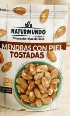 Dia Naturmundo - Almendras Con Piel Tostadas