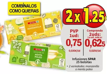 Spar - Infusiones