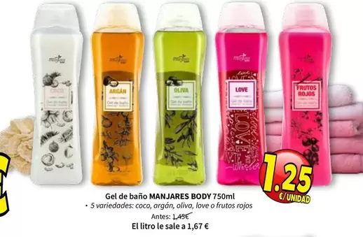 Manjares - Gel De Bano Body