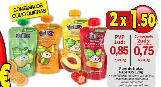 Pasitos - Pur De Frutas
