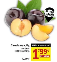 origen - Ciruela Roja