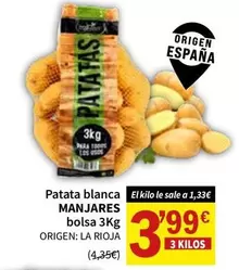 origen - Patata Blanca