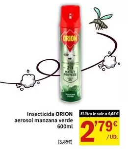 Orion - Insecticida Aerosol Manzana Verde