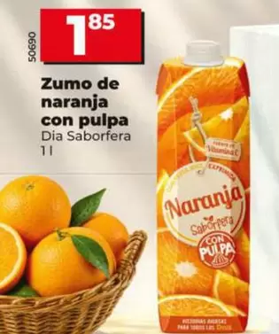 Dia Saborfera - Zumo De Naranja Con Pulpa