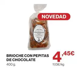 Brioche Con Pepitas De Chocolate