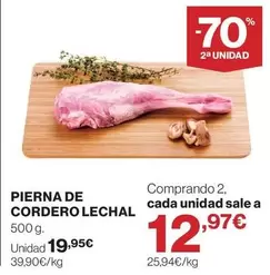 Pierna De Cordero Lechal