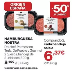 chef select - Hamburguesa Nostra