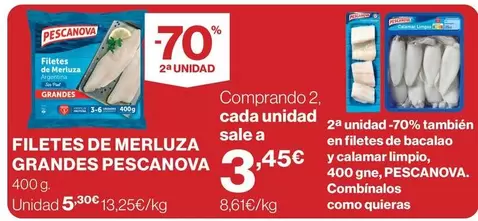 Pescanova - Filetes De Merluza Grandes