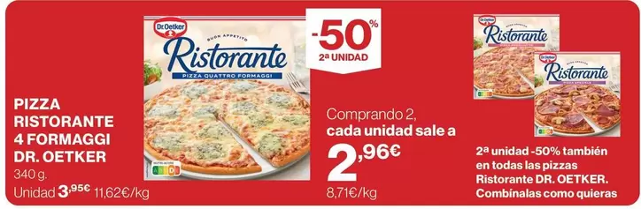 Dr Oetker - Pizza Ristorante 4 Formaggi
