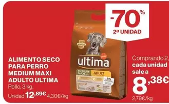 Affinity - Alimento Seco Para Perro Medium Maxi Adulto Ultima