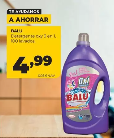 3 en 1 - Detergente oxy